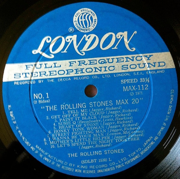 The Rolling Stones - The Rolling Stones Max 20 (Vinyl, LP, Compilat...