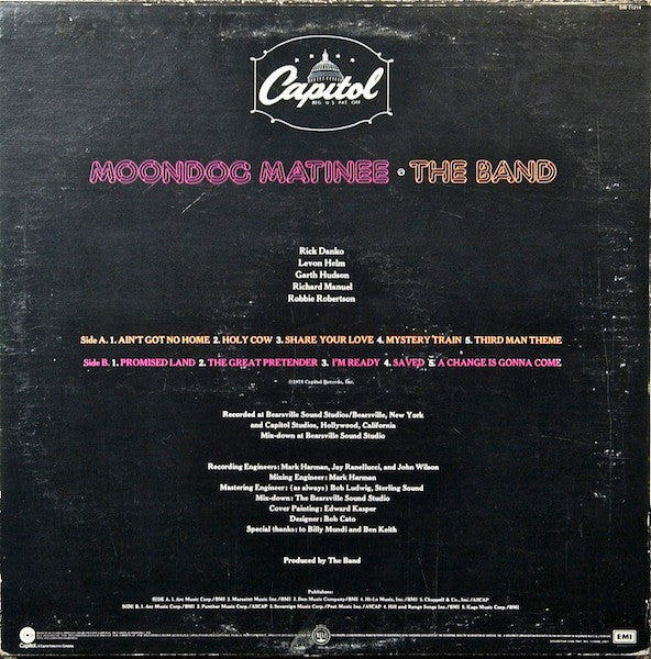 The Band - Moondog Matinee (Vinyl, LP, Album) Good Plus (G+) / Good Plus (G+)