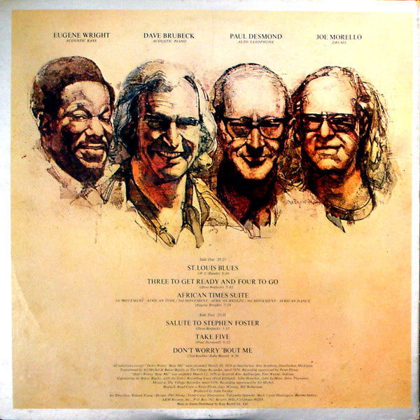 The Dave Brubeck Quartet - 25th Anniversary Reunion (Vinyl, LP, Album) Very Good Plus (VG+) / Very Good Plus (VG+)