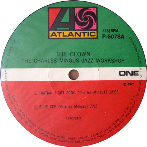 Charles Mingus - The Clown (Vinyl, LP, Album, Reissue, Mono) Very Good (VG) / Very Good (VG)