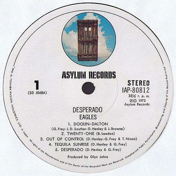 Eagles - Desperado (Vinyl, LP, Album) Very Good (VG) / Good (G)