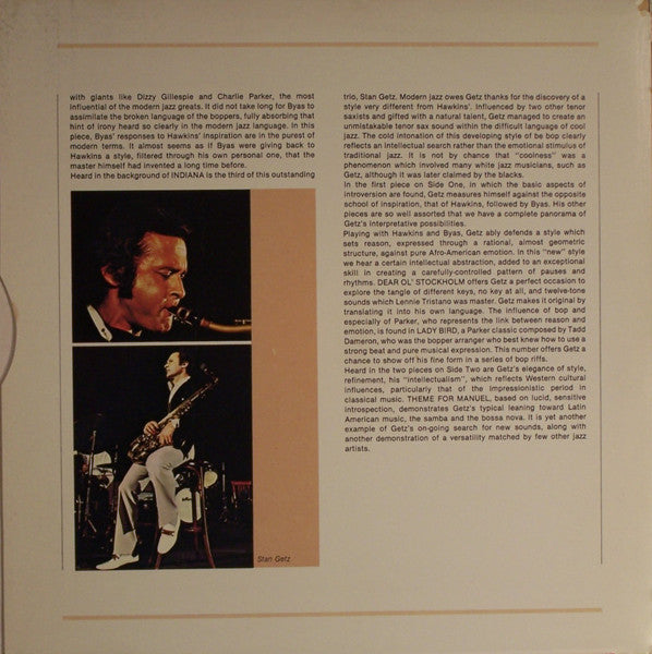 Coleman Hawkins - Coleman Hawkins Stan Getz Don Byas ‎ (Vinyl, LP, Compilation, Stereo, Mono) Very Good (VG) / Very Good (VG)