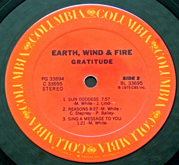 Earth, Wind & Fire - Gratitude (2xVinyl, LP, Album) Good Plus (G+) / Good Plus (G+)