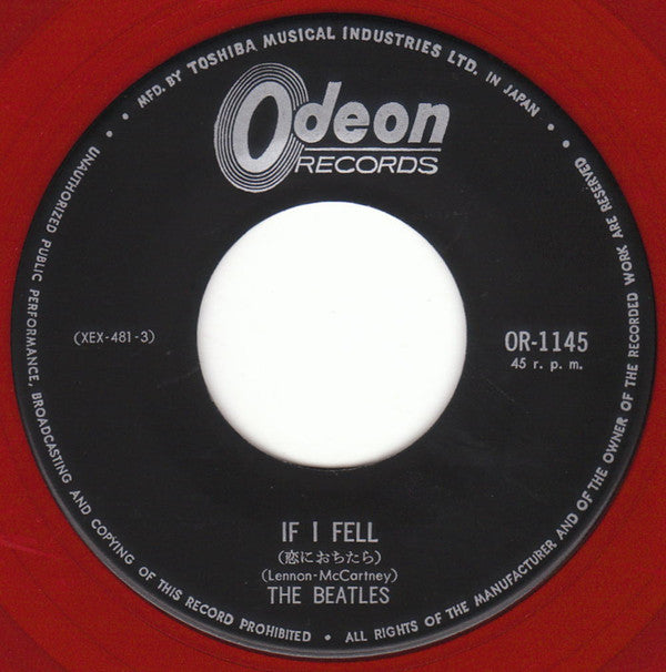 The Beatles - And I Love Her / If I Fell (Vinyl, 7", 45 RPM, Single) Very Good Plus (VG+) / Very Good (VG)