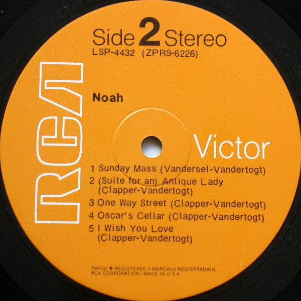 Noah (19) - Noah (Vinyl, LP, Album, Stereo) Near Mint (NM or M-) / Very Good (VG)