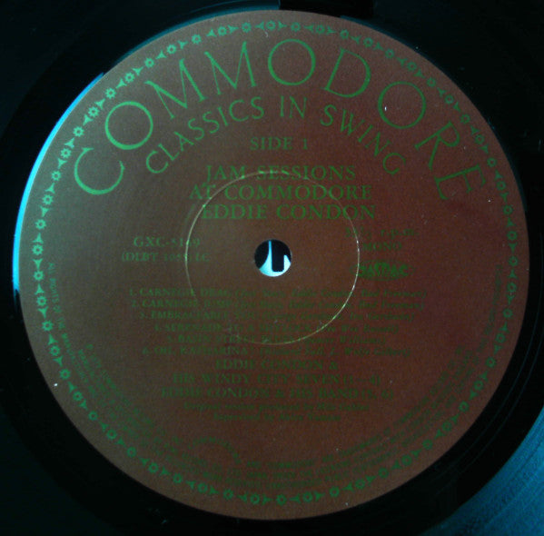Various - Jam Sessions At Commodore (Vinyl, LP, Compilation, Mono) Very Good Plus (VG+) / Very Good Plus (VG+)