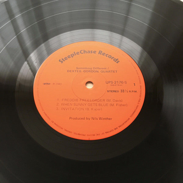 Dexter Gordon Quartet - Something Different (Vinyl, LP, Album, Reissue) Near Mint (NM or M-) / Very Good Plus (VG+)