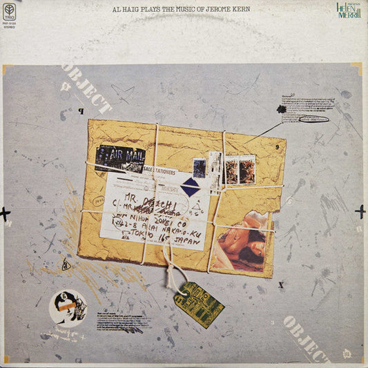 Al Haig - Al Haig Plays The Music Of Jerome Kern (Vinyl, LP, Album, Stereo) Very Good Plus (VG+) / Very Good Plus (VG+)