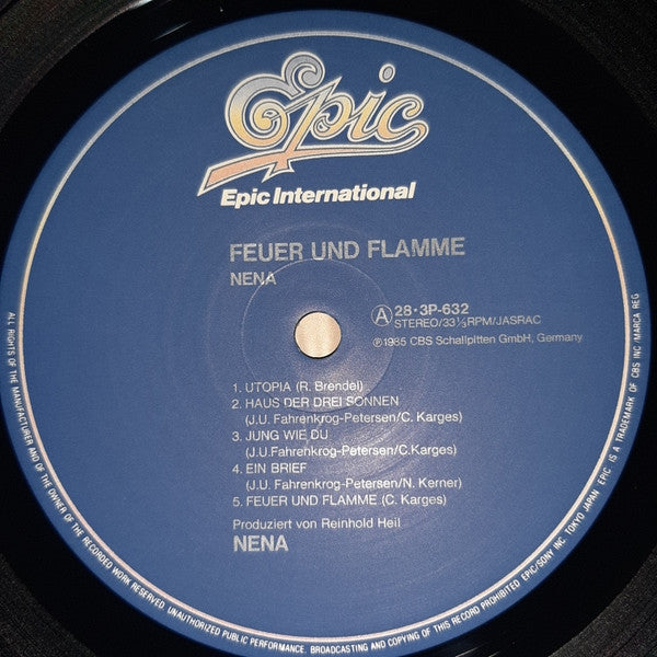 Nena - Feuer Und Flamme (Vinyl, LP, Album)