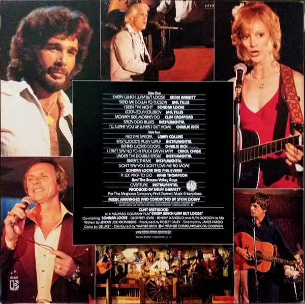 Various - The Soundtrack Music From Clint Eastwood's Every Which Way But Loose (Vinyl, LP, Album) Very Good Plus (VG+) / Very Good Plus (VG+)