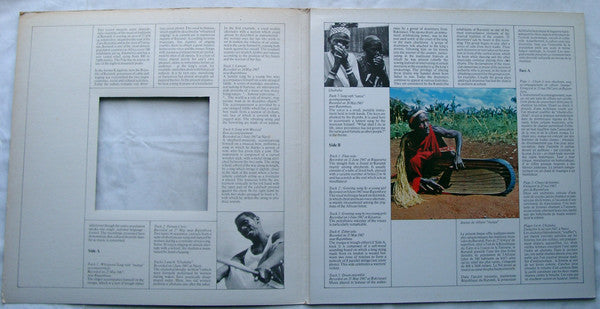 Various - Burundi - Musiques Traditionnelles (Vinyl, LP, Album, Reissue) Very Good Plus (VG+) / Very Good Plus (VG+)