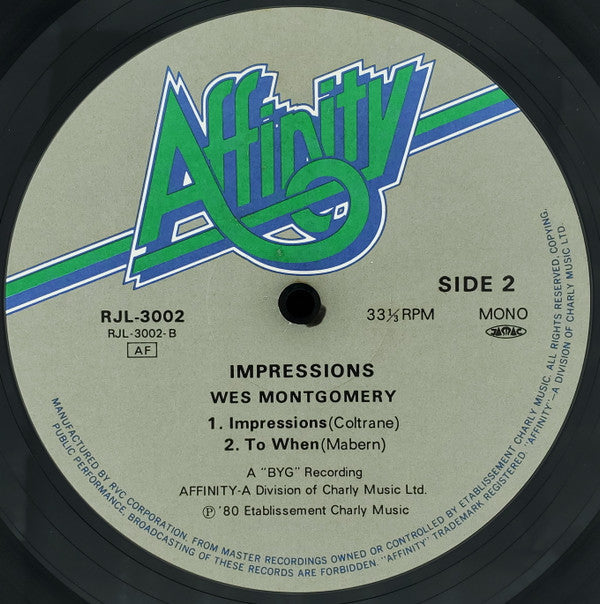 Wes Montgomery - Impressions (Vinyl, LP, Reissue, Mono)