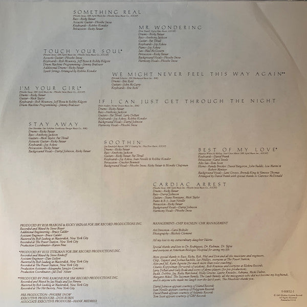 Phoebe Snow - Something Real (Vinyl, LP, Album) Very Good Plus (VG+) / Very Good Plus (VG+)