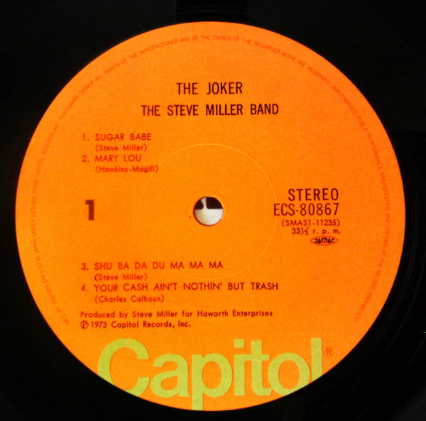 Steve Miller Band - The Joker (Vinyl, LP, Album, Reissue) Very Good Plus (VG+) / Very Good Plus (VG+)