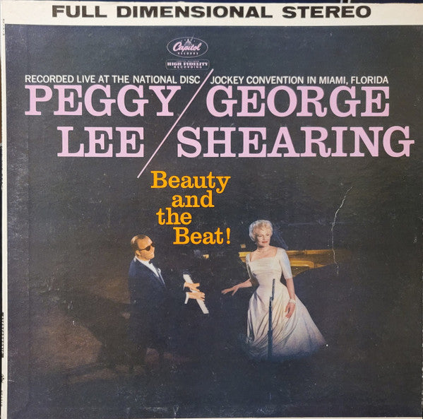Peggy Lee - Beauty And The Beat! (Vinyl, LP, Album, Stereo) Very Good Plus (VG+) / Very Good (VG)