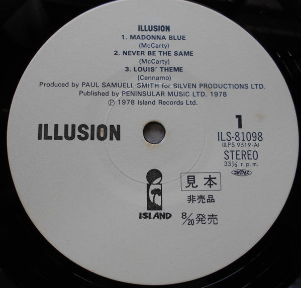 Illusion (24) - Illusion (Vinyl, LP, Album, Promo) Very Good Plus (VG+) / Very Good Plus (VG+)