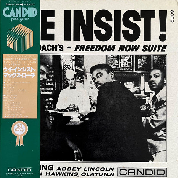Max Roach - We Insist! Max Roach's Freedom Now Suite (Vinyl, LP, Album, Reissue, Stereo) Very Good Plus (VG+) / Very Good Plus (VG+)