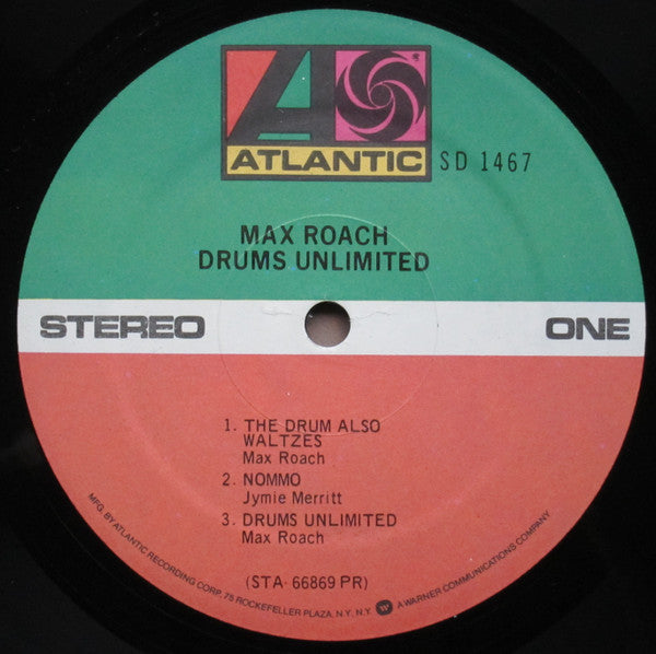 Max Roach - Drums Unlimited (Vinyl, LP, Album, Reissue) Very Good (VG) / Very Good Plus (VG+)