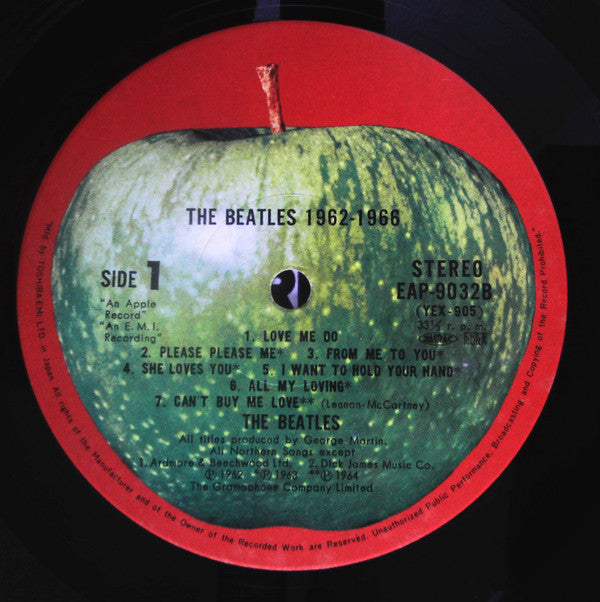 The Beatles - 1962-1966 (Vinyl, LP, Compilation, Reissue, Stereo)