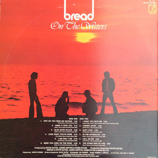 Bread - On The Waters (Vinyl, LP, Album) Very Good (VG) / Very Good Plus (VG+)