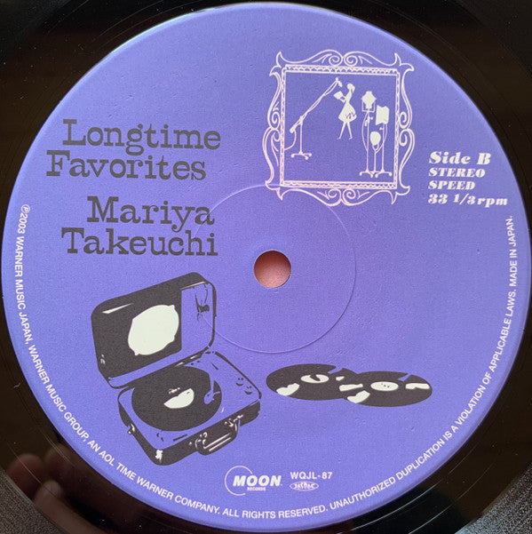 Mariya Takeuchi - Longtime Favorites (Vinyl, LP, Album, Limited Edition, Stereo) Near Mint (NM or M-) / Near Mint (NM or M-)