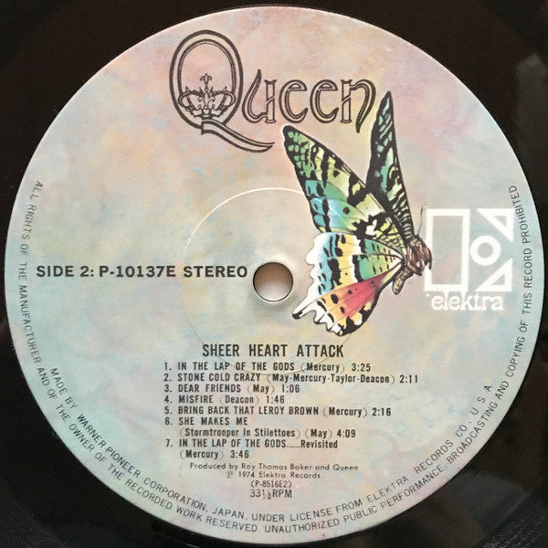 Queen - Sheer Heart Attack (Vinyl, LP, Album, Reissue) Near Mint (NM or M-) / Very Good Plus (VG+)