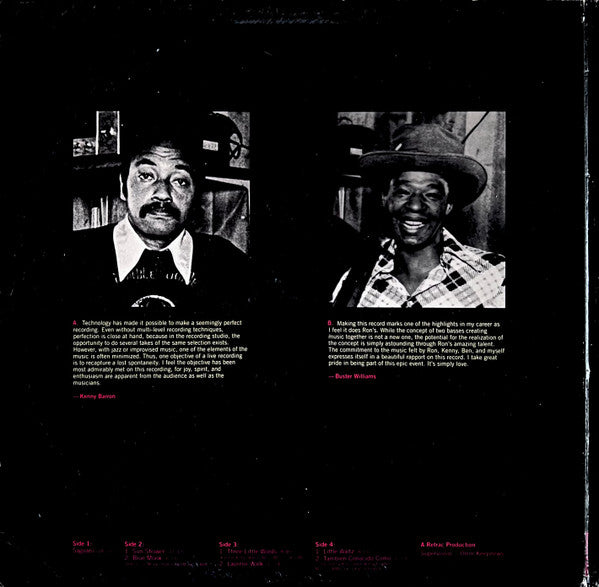 Ron Carter Quartet - Piccolo (2xVinyl, LP, Album) Good Plus (G+) / Very Good (VG)