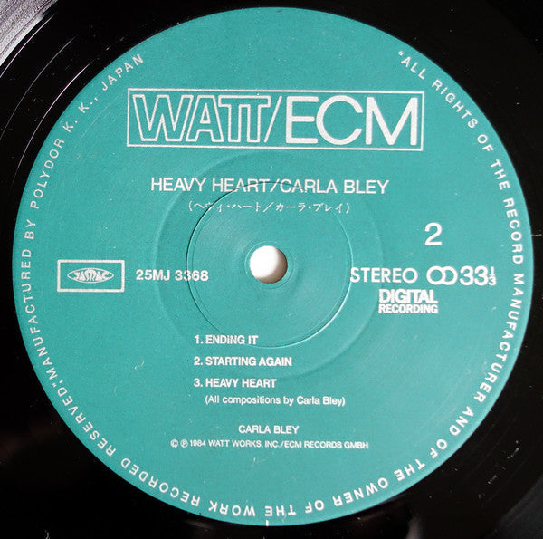 Carla Bley - Heavy Heart (Vinyl, LP, Album)