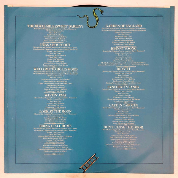 Gerry Rafferty - Snakes And Ladders (Vinyl, LP, Album) Very Good Plus (VG+) / Very Good (VG)