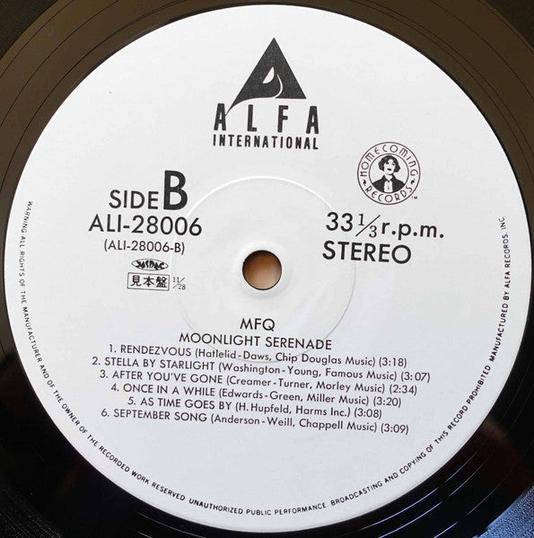 The Modern Folk Quartet - Moonlight Serenade (Vinyl, LP, Album, Promo) Very Good Plus (VG+) / Very Good Plus (VG+)