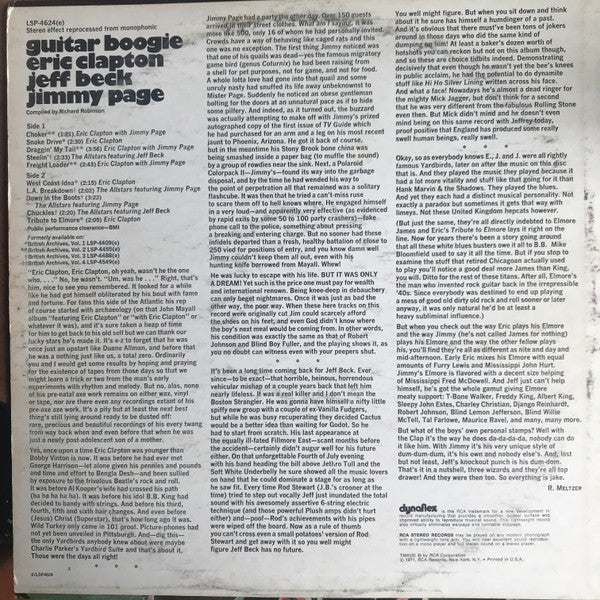 Eric Clapton - Guitar Boogie (Vinyl, LP, Compilation, Stereo) Very Good (VG) / Good Plus (G+)