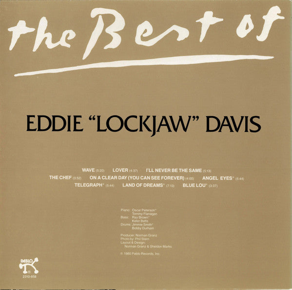 Eddie "Lockjaw" Davis - The Best Of Eddie "Lockjaw" Davis (Vinyl, LP, Stereo, Compilation) Very Good (VG) / Very Good (VG)