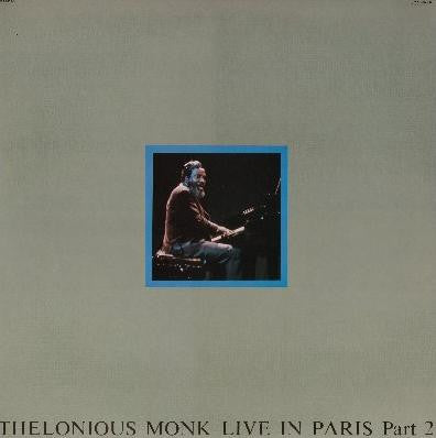Thelonious Monk - Live In Paris Part 2 (Vinyl, LP, Album) Very Good (VG) / Very Good (VG)