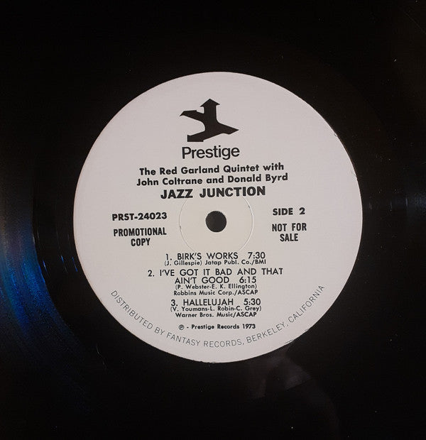 The Red Garland Quintet - Jazz Junction (2xVinyl, LP, Compilation, Promo, Remastered) Very Good Plus (VG+) / Very Good Plus (VG+)