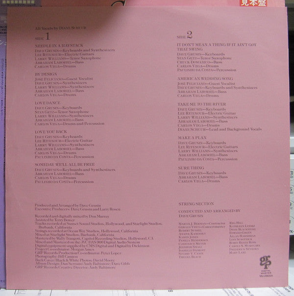 Diane Schuur - Schuur Thing (Vinyl, LP, Album) Very Good Plus (VG+) / Very Good Plus (VG+)