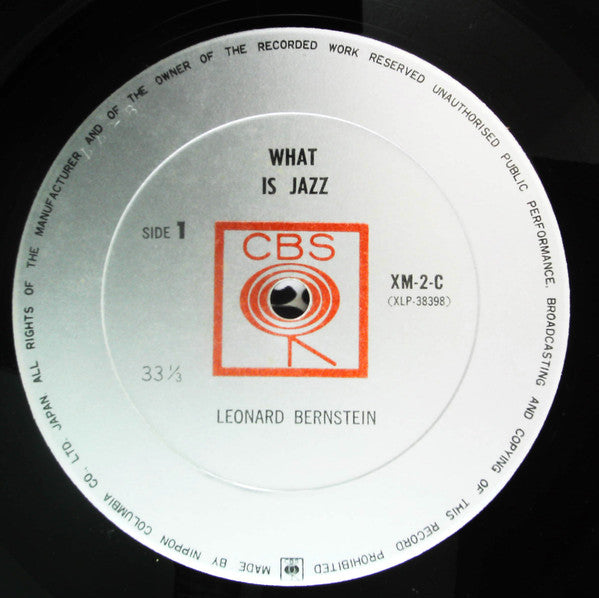 Leonard Bernstein - What Is Jazz? (Vinyl, LP, Album) Very Good Plus (VG+) / Very Good Plus (VG+)