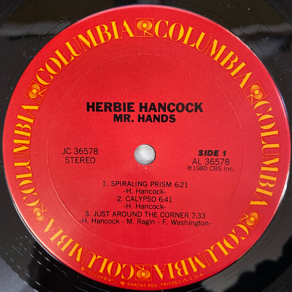 Herbie Hancock - Mr. Hands (Vinyl, LP, Album) Near Mint (NM or M-) / Very Good (VG)