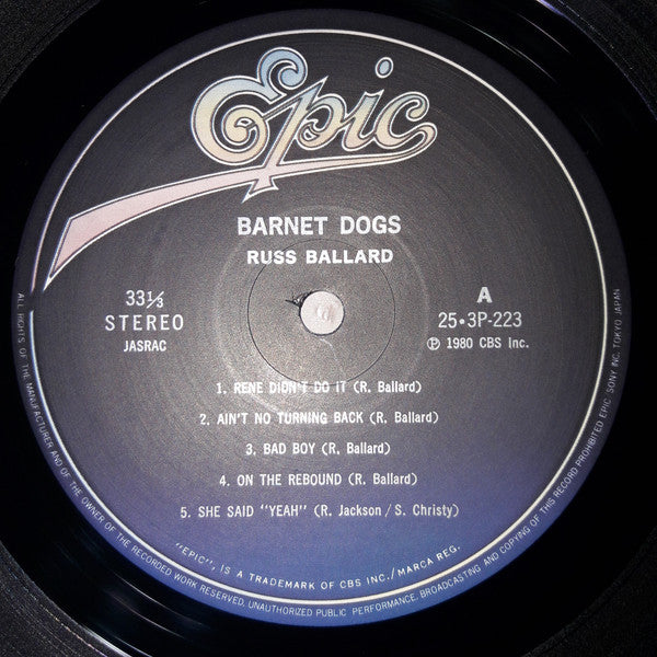 Russ Ballard - Barnet Dogs (Vinyl, LP, Album) Near Mint (NM or M-) / Very Good (VG)