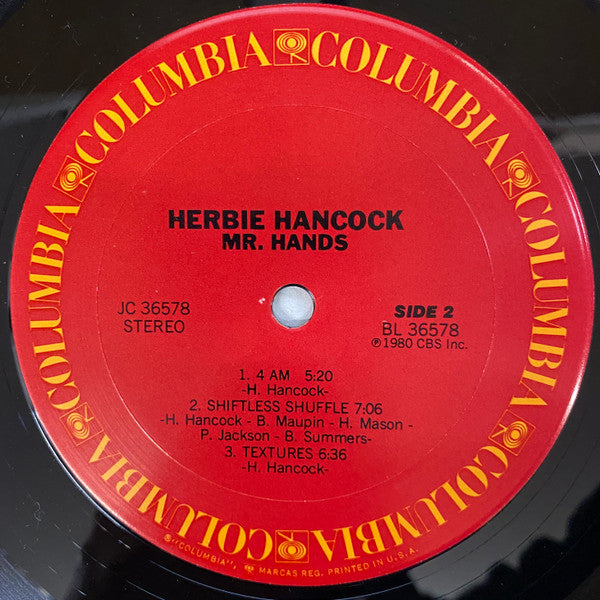 Herbie Hancock - Mr. Hands (Vinyl, LP, Album) Near Mint (NM or M-) / Very Good (VG)