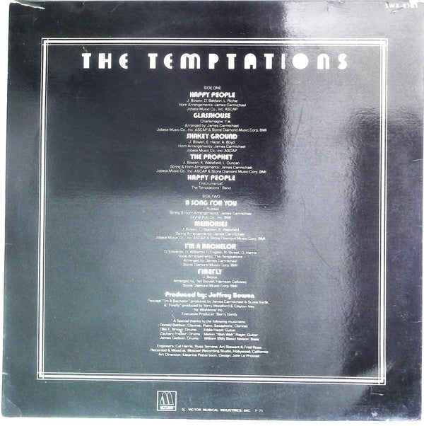The Temptations - A Song For You (Vinyl, LP, Album)