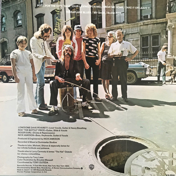 Foghat - Fool For The City (Vinyl, LP, Album, Promo) Very Good Plus (VG+) / Good Plus (G+)