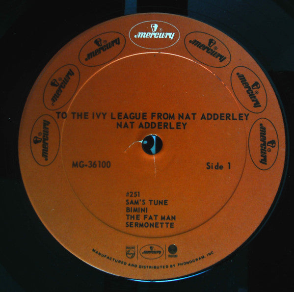 Nat Adderley - To The Ivy League From Nat (Vinyl, LP, Album, Reissue) Very Good (VG) / Very Good Plus (VG+)