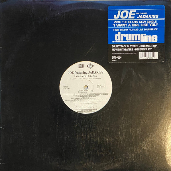 Joe - I Want A Girl Like You (Vinyl, 12", 33 ⅓ RPM) Very Good Plus (VG+) / Very Good Plus (VG+)