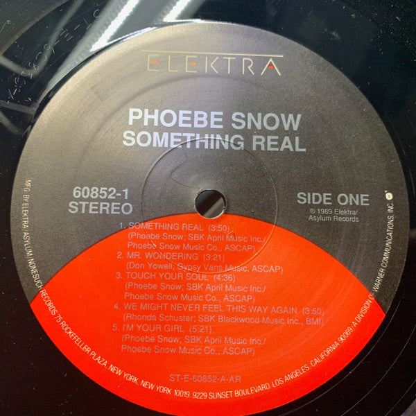 Phoebe Snow - Something Real (Vinyl, LP, Album) Very Good Plus (VG+) / Very Good Plus (VG+)