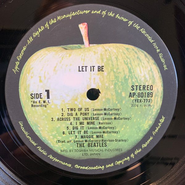 The Beatles - Let It Be (Vinyl, LP, Album, Reissue) Very Good (VG) / Very Good Plus (VG+)