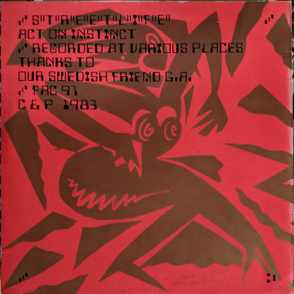 Streetlife (4) - Act On Instinct (Vinyl, 12", 45 RPM, Single) Very Good (VG) / Very Good (VG)