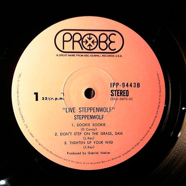 Steppenwolf - Live (2xVinyl, LP, Album, Reissue, Stereo) Very Good Plus (VG+) / Good Plus (G+)