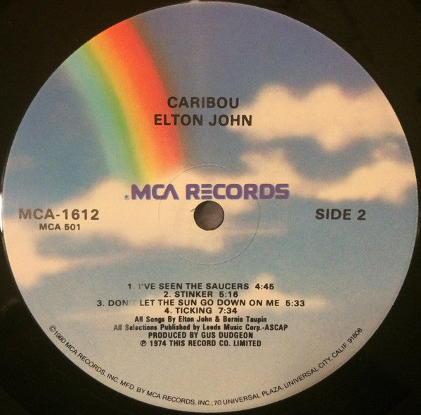 Elton John - Caribou (Vinyl, LP, Album, Repress) Very Good Plus (VG+) / Very Good (VG)