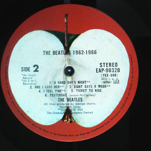 The Beatles - 1962-1966 (Vinyl, LP, Compilation, Reissue, Stereo)