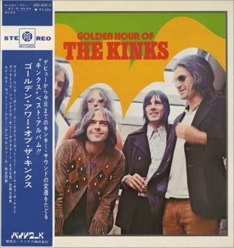 The Kinks - Golden Hour Of The Kinks = ゴールデン・アワー・オブ・ザ・キンクス (Vinyl, LP, Compilation) Very Good (VG) / Good Plus (G+)